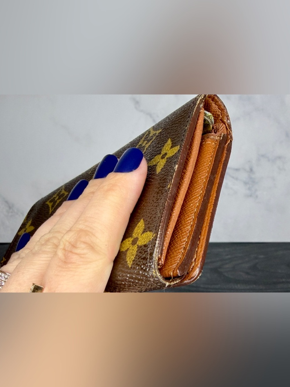 Louis Vuitton Monogram Portefeuille Trésor Wallet | Vintage | RA0968 - Picture 7 of 10